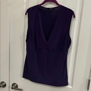 East 5th Sleeveless V-Neck Camisole in Deep Purple